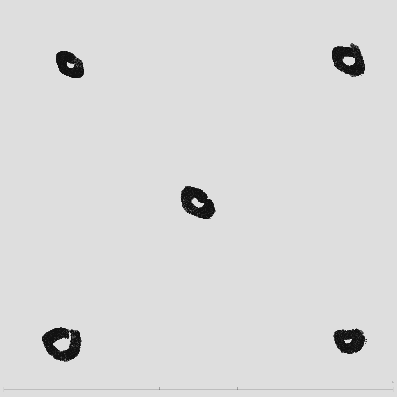 Five-dot composition screenshot